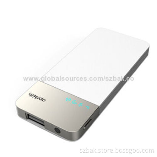 Li-ion Polymer Cell Power Bank, Capacity of 3,000mAh, Sized 100*44*13.9mm